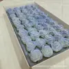 Nova Flor de Sabão Gelo Triturado Azul Rosa de Sabão Atacado Três Camadas Cor Spray Cabeça de Flor de Sabão Buquê DIY Suprimentos para Floricultura