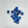 Contas Resina 8*10mm Cilíndricas Peroladas Vermelhas com Furo Grande para DIY em Acessórios de Sapato e Bolsa, Cadarços, Bolsas, Pulseiras e Componentes para Montagem de Contas