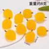 Paisaje en Miniatura Simulación Frutas Luminosas Verduras Comida Juguete Figura de Resina Pinza para el Cabello Decoración DIY Accesorios Figura Pequeña Tridimensional