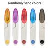 Tijeras de hilo de seguridad con mango de plástico y cubierta transparente de color directo de fábrica, tijeras para hilo de pescar, tijeras para hilo, accesorios para herramientas de sastre portátiles