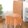 ¡Guau! Funda de Silla Personalizada con Falda de Gasa de Burbujas, Cobertura Total Todo en Uno para Sillas de Sala de Estar, Funda de Silla Universal Gruesa Estilo Ins