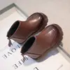 Botas Martin para Niños 2025 Otoño/Invierno Nuevas Botas Infantiles Botines Cortos para Bebé Botas de Piel con Forro de Terciopelo de Invierno Zapatos para Niñas