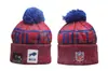 Novo Gorro da Equipe Mla, Estilo de Comércio Exterior Moderno e Versátil, Espessado e Quente, Gorro de Tricô Unissex para Casal