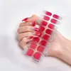 Adesivos de Unha com Glitter de Cor Sólida Sem Cozimento Removíveis Cola de Gelatina Adesivos de Unha Fornecimento Direto da Fábrica de Origem Seguro para Grávidas