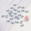 Mini Accesorios para Uñas con Forma de Moño Gelatina Tridimensional Pequeños Moños Flotantes Moños Transparentes de Hielo Pegatinas de Pedrería para Uñas Uñas Portables