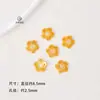 Relleno de Oro de 14K Conserva el Color Bandeja de Flores Espaciador Pétalos Huecos Pulsera DIY Accesorios de Joyería Cuentas Espaciadoras Flor de Cuentas Material para Sombrero