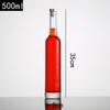 Fornecimento pontual 375ml garrafa de vinho de gelo garrafa de vinho estrangeiro garrafa transparente de vinho de frutas Crystal White 500 ml fosco selado garrafa vazia