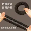 Goma para el Cabello de Alta Elasticidad, Cuerda para Recoger el Cabello de Cola de Caballo Alta Tejida a Mano, Accesorio Elegante y Sofisticado para el Cabello de Mujer