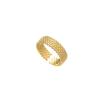 Anillo de bola de acero inoxidable anillo de acero de titanio oro y plata punto flotante para mujer cuentas europeas y americanas temperamento abierto chapado en oro nicho