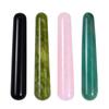 Pó Cristal Jade Massagem Stick Pó Ponto de Cristal Caneta Corpo Raspagem Pedra Meridian Cabeça Rosto Olho Jade Massagem Stick