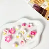 Charms para sapato Croc DIY corrente de pulseira de flor de pérola tridimensional flor de sapato estilo balé removível acessório de sapato decoração
