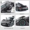 Modelo de Liga Daben One 1:18 Som e Luz Artificiais Enfeites de Carro Brinquedo de Carro Esportivo para Menino Presente Recomendação Transfronteiriça