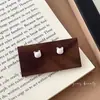 Pendientes de Cabeza de Gato Plateados Mate para Mujer, Pendientes Simples, Compactos, Dulces y Exquisitos, Versátiles, Corazón de Chica, Nicho, Pendientes Nuevos