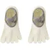 Calcetines de Yoga de Cinco Dedos, Antideslizantes, Especiales para Entrenamiento Profesional de Pilates para Mujer, Estilo Primavera y Otoño, Calcetines Especiales de Dedos Divididos para Deportes de Interior y Fitness