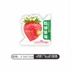 Adesivo de etiqueta de morango Creme vermelho Dandong jiujiu 99 fruta Filme universal adesivo design z
