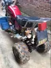 Accesorios para ATV de bricolaje, horquilla trasera, modificación de motocicleta, ensamblaje de suspensión de eje trasero de triciclo con llanta de 8 pulgadas, freno