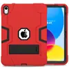 Adecuado para iPad (A16) 11 Ranuras para Bolígrafo Color Contrastante Robot Funda Protectora para Tableta iPad Pro13 Silicona Carcasa Anticaídas