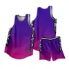 Conjunto de Uniforme de Baloncesto de Verano para Adultos, Uniformes Impresos para Competición y Entrenamiento de Estudiantes Universitarios, Jerseys Deportivos Estilo Americano con Texto Impreso, Mayoreo