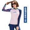 Traje de buceo transfronterizo, traje de baño de manga larga para mujer, traje de baño de dos piezas con protección solar para exteriores, traje de baño de medusas, traje de surf, traje de secado rápido.