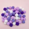 Bola de pelo de alta elasticidad de color material de producción creativo diy para jardín de infantes de niños bola de bola de pelo pequeño de color decoración de bola de pelo