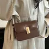 Bolso Bandolera Popular Vintage para Mujer 2024 Nuevo Otoño Bolso de Hombro Moda de Gama Alta Versátil Pequeño Bolso Cuadrado Bajo el Brazo