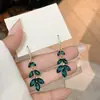 Pendientes de borlas con aguja de plata S925 estilo coreano, modernos y a la moda, versátiles para mujer, que exudan una estética chic y minimalista