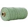 Cuerda Cuerda de Algodón Lino 3 mm de Grosor Cuerda de Algodón Rollo Completo Cuerda para Atar Embalaje Cuerda de Algodón diy Tejido Hecho a Mano Hilo de Algodón de Colores Otro