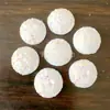 Taladro de resina de 10 mm superficie de mineral de roca cristal de estrella egipcia racimo de cristales fondo plano taladro de resina convexo Accesorios para cepillo de máscara de pestañas DIY