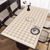 Tapete de Mesa de Jantar de Alto Nível de Luxo Leve Toalha de Mesa de PVC Impermeável e à Prova de Óleo Anti-escaldante Tapete para Mesa de Centro Tapete de Proteção para Área de Trabalho Pode Ser Personalizado