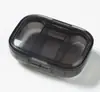 Pastillero Portátil ABS Transparente Sellado a Prueba de Humedad Mini Organizador de Pastillas para Viajes