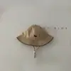 Chapéu de Pescador para Bebê Primavera e Outono Chapéu Estiloso com Bordado de Cavalinho Proteção Solar Chapéu de Proteção Solar para Passeio de Bebê e Criança Pequena no Outono