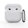 Adecuado para AirPods 4 3 2 Funda Protectora de Silicona Gruesa de Una Pieza Audífonos Bluetooth Apple Pro3 Funda Suave para Auriculares