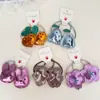 Lindo brillante fruta flor animal pequeño niños anillo para el pelo par cuerda para el pelo banda de goma cuerda para la cabeza