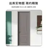 Puerta Nueva de Madera Maciza Puerta de Dormitorio Puerta de Habitación Puerta Interior Sin Pintar Compuesto de Madera Puerta Insonorizada Venta Directa de Fábrica Precio de Mayoreo