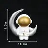 Adornos Decorativos para Pastel de Astronauta, Cohete Brillante, Topper de Planeta para el Primer Cumpleaños del Bebé, Transbordador Espacial, Figura de Astronauta