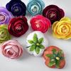 Brote de té artificial estilo europeo, ramillete de rosa retro, caja de regalo con flores para novia, horquilla para el pelo, accesorios florales