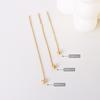 Pendientes Marka French Style ins Cold Style Jewelry, pendientes sencillos de alambre para mujer, pendientes de acero de titanio de 18 quilates para mujer.
