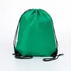 Bolsa de Poliéster con Cordón en Stock para Maratón al Aire Libre, Natación, Mochila con Cordón Impermeable de Baloncesto con Impresión de Logo