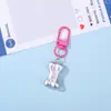 Estilo Doce Cool Y2K Pingente Chaveiro Gato Kt Borboleta Pingente de Contas DIY Estilo Desenho Animado Milênio Pingente Anti-Perda para Bolsa