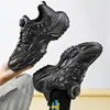 Tênis Masculino 2025 Botão Giratório Comércio Exterior Tamanho Grande Sapatos de Pai Casal Corrida Sapatos Mecânicos Sapatos Masculinos Atacado