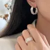 Pendientes Trenzados Casuales Multicapa para Mujer, Nicho, Lujo Accesible, Versátiles, Modernos, Personalizados, Pendientes Nuevos de Gama Alta
