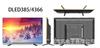 Televisor LCD para el hogar, televisor LED de 43 pulgadas, red inteligente, televisor a color 4K HD, televisor de pantalla completa de 43 pulgadas