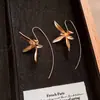Qingtao Xi Ying Arete de Perla Estilo Coco Francés Aretes Diseño de Nicho Sentido de Diseño Aretes de Lujo Ligero Venta al por Mayor