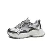 Cuatro Estaciones Estilo Nuevo Punta Redonda Malla Deportivas Moda Tendencia Zapatos de Papá Estilo Coreano Suela Gruesa Casual Zapatos de Mujer Venta al por Mayor