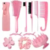 El Juego de Rizador de Esponja sin Calor Más Vendido de Amazon para Mujeres, Herramienta Perezosa para Rizos al Dormir, Combinación de Anillos para el Cabello, Herramientas de Peinado