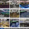 Alfombras para Salas de Billar Completamente Instaladas, Ignífugas y a Prueba de Fuego, Alfombras Acústicas Impresas Personalizadas para Salas de Billar, Cubrimiento Total de Área Grande