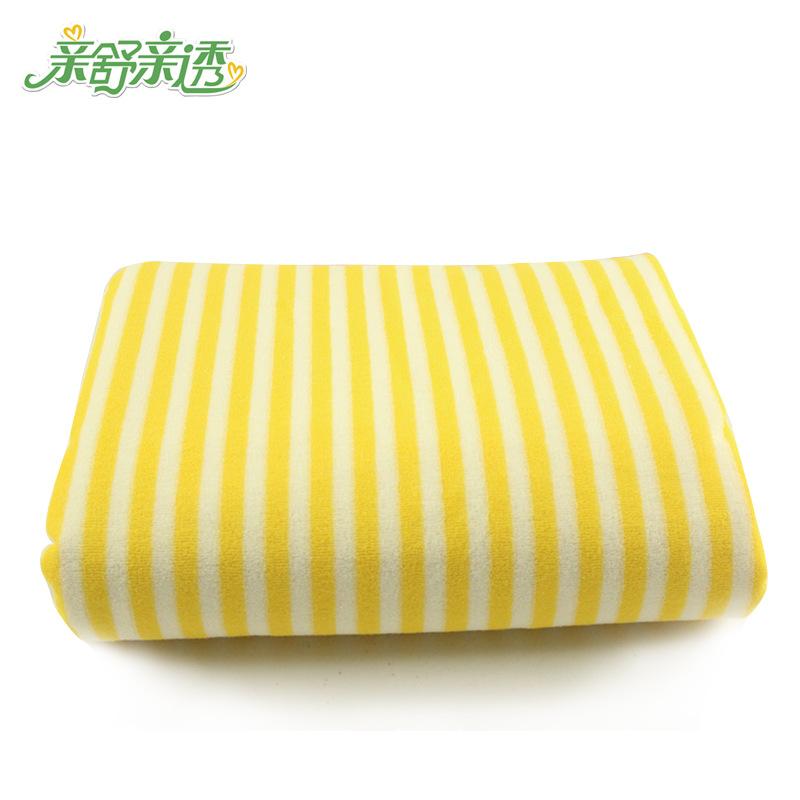 棉毛圈条纹防水床单床罩隔尿垫