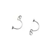 Pin de Oreja de Acero Inoxidable con Puntos Colgante Decorativo de Clip de Oreja en Forma de U de Acero de Titanio Joyería DIY para Orejas Accesorios