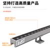 Luz Lineal LED Paisajismo Iluminación de Pared Exterior Luz de Contorno Iluminación de Ingeniería para Exteriores Luminarias Impermeable Material de Aluminio Dmx512Rgbw12
