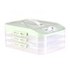 Caja para albóndigas, albóndigas congeladas, refrigerador doméstico, caja para albóndigas congeladas rápidamente, wonton, caja de almacenamiento especial para conservación de huevos, bandeja multicapa